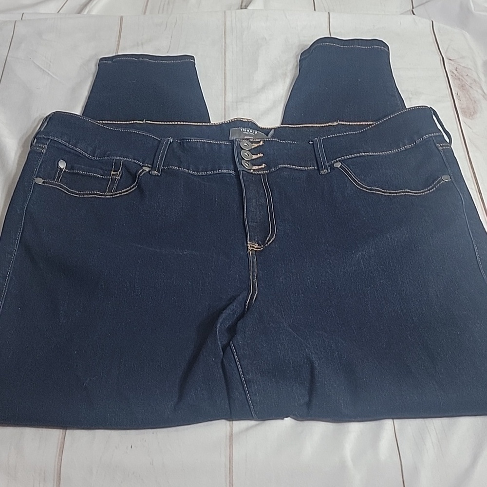 Torrid Dark Wash Jegging Jeans Womens 24 Tall High Rise Stretch Denim